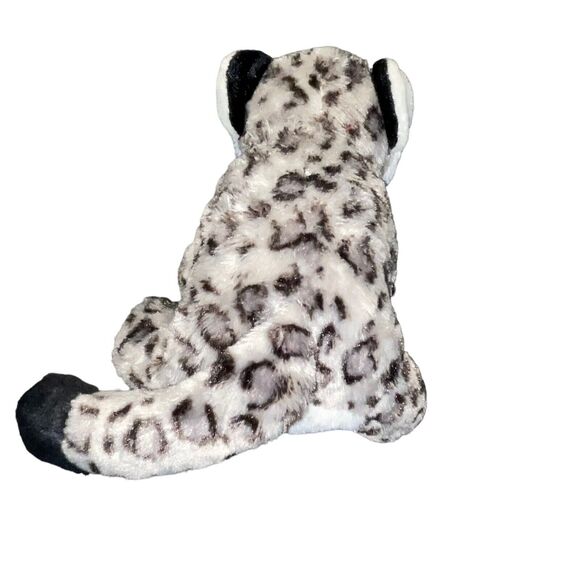 Wild Republic Plush Leopard Cub Snow Stuffed Animal Cuddlekin Nursery Shower 13” - Picture 6 of 10